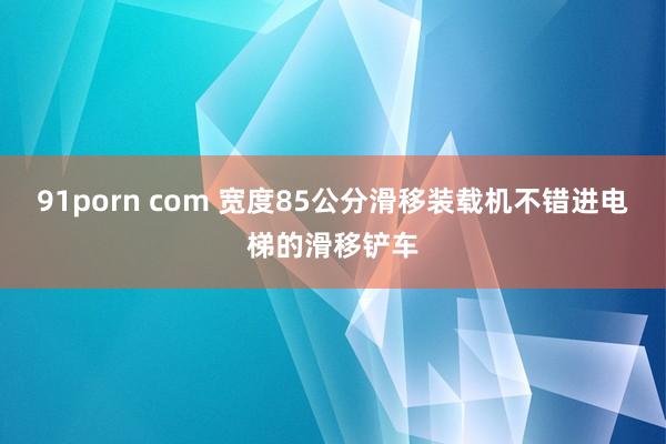 91porn com 宽度85公分滑移装载机不错进电梯的滑移铲车